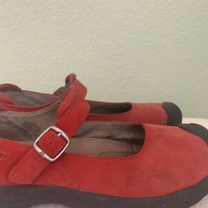 Red Keen Mary Janes Sz 10